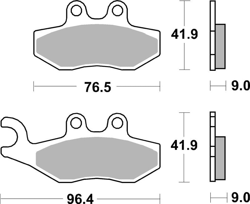 Brembo Scooter Sintered Metal Brake pads - 07056XS