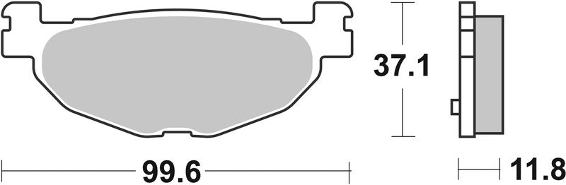 Brembo Scooter Sintered Metal Brake pads - 07059XS