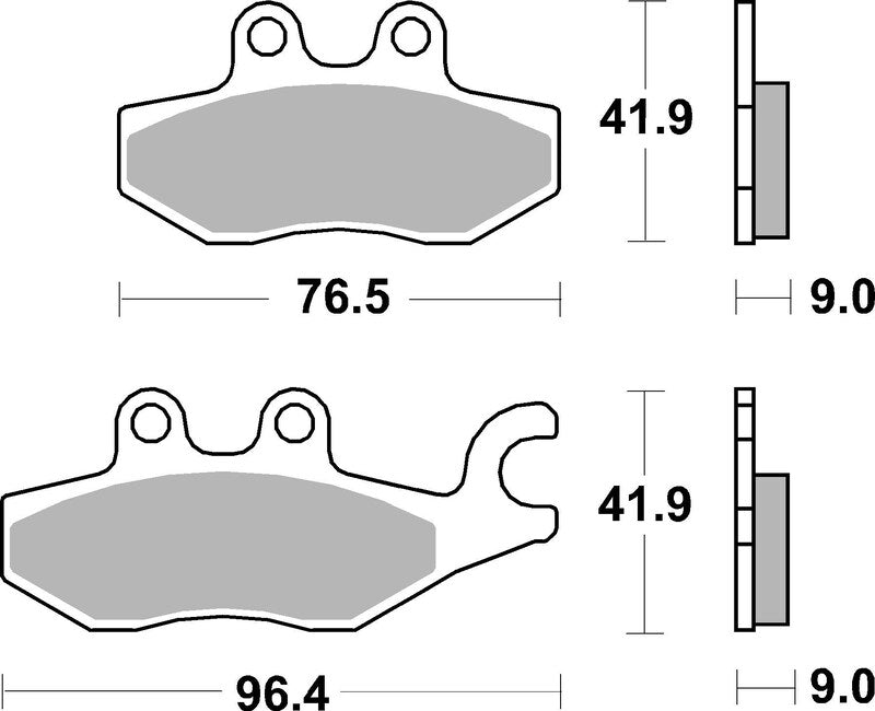 Brembo Scooter Sintered Metal Brake pads - 07060XS