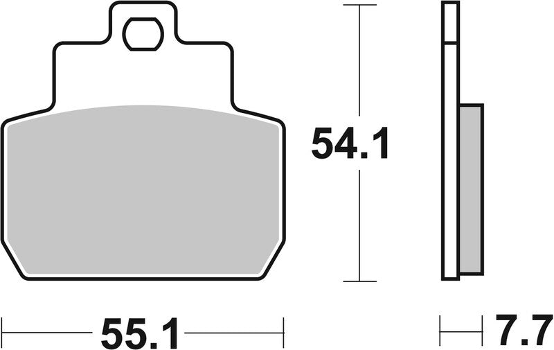 Brembo Scooter Sintered Metal Brake pads - 07061XS