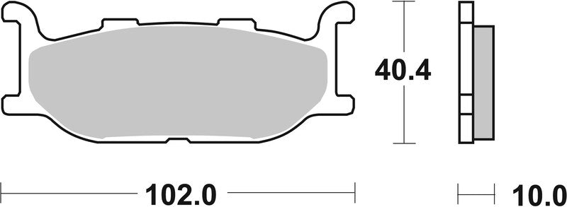 Brembo Scooter Sintered Metal Brake pads - 07073XS