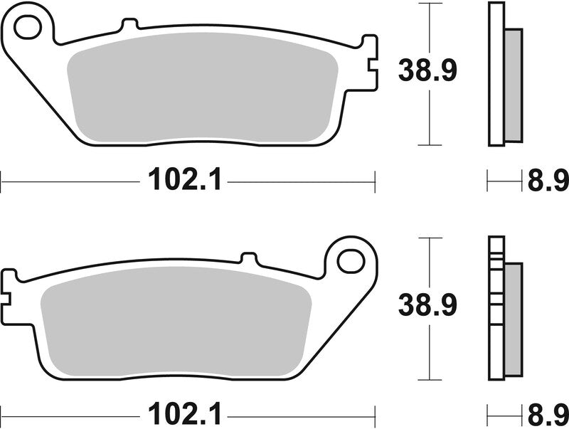 Brembo Scooter Sintered Metal Brake pads - 07075XS