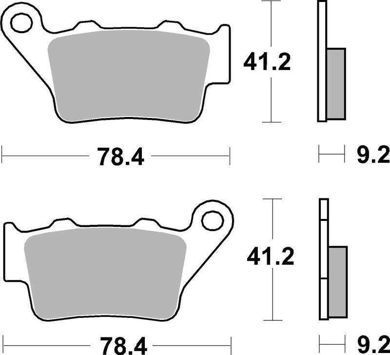 Brembo Off-Road Sintered Metal Brake pads - 07BB02SD