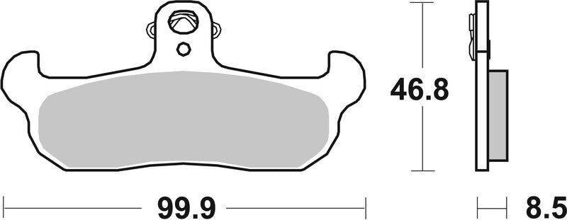 Brembo Street Carbon Ceramic Brake pads - 07BB0907
