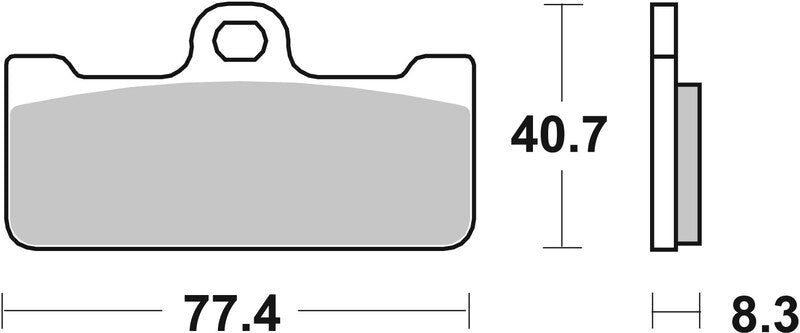 Brembo Competition Carbon Ceramic Brake pads - 07BB10RC