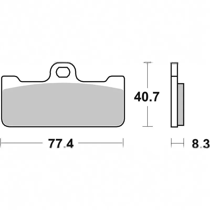 Brembo Competition Carbon Ceramic Brake pads - 07BB10RC