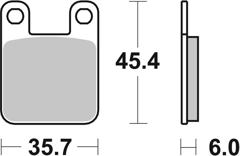 Brembo Street Carbon Ceramic Brake pads - 07BB1205