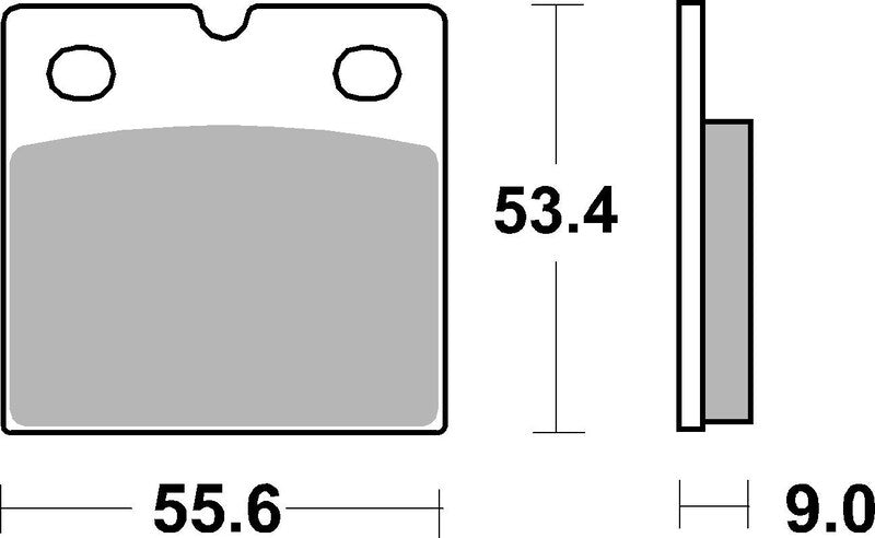 Brembo Street Carbon Ceramic Brake pads - 07BB1408