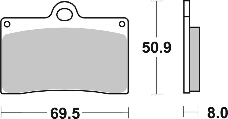 Brembo Competition Carbon Ceramic Brake pads - 07BB15RC
