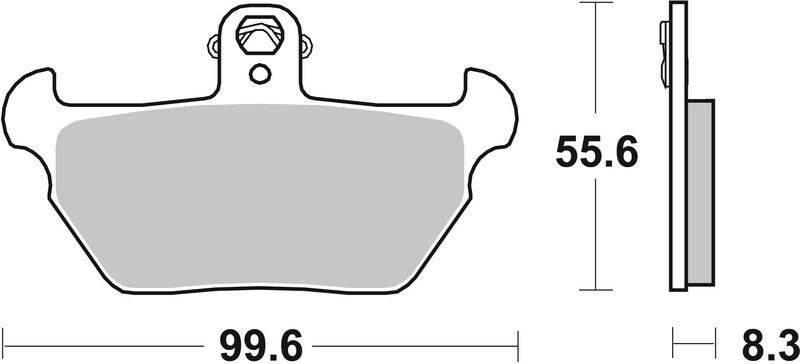Brembo Street Carbon Ceramic Brake pads - 07BB2207