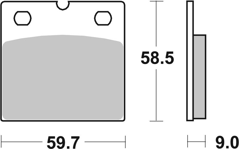 Brembo Street Carbon Ceramic Brake pads - 07BB2307