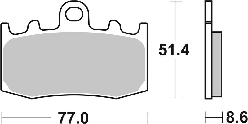 Brembo Street Sintered Metal Brake pads - 07BB26LA