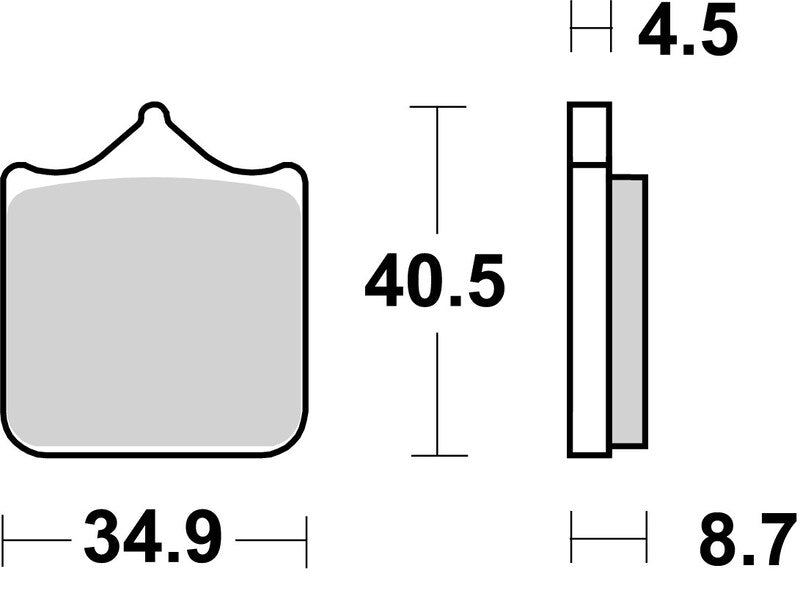 Brembo Competition Carbon Ceramic Brake pads - 07BB33RC