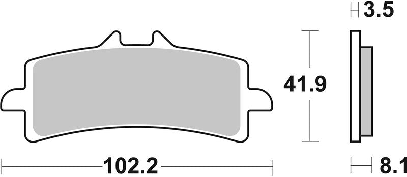 Brembo Competition Carbon Ceramic Brake pads - 07BB37RC