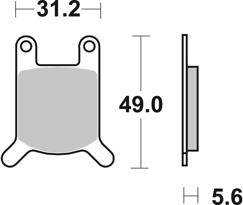 Brembo Street Carbon Ceramic Brake pads - 07GR0101