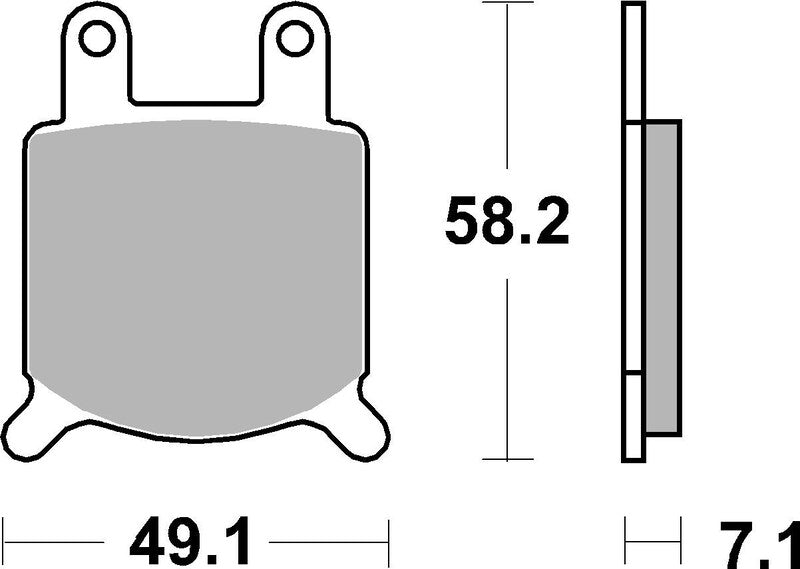 Brembo Street Carbon Ceramic Brake pads - 07GR0204