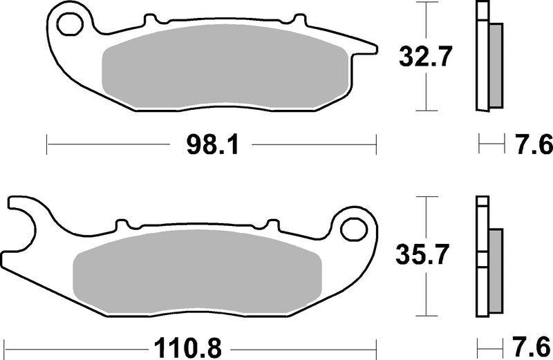 Brembo Street Carbon Ceramic Brake pads - 07GR03CC