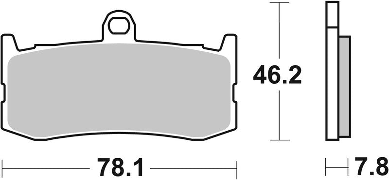 Brembo Competition Carbon Ceramic Brake Pads - 07GR06RC