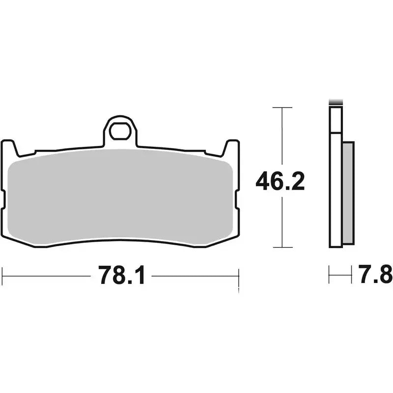 Brembo Competition Carbon Ceramic Brake pads - 07GR06RC