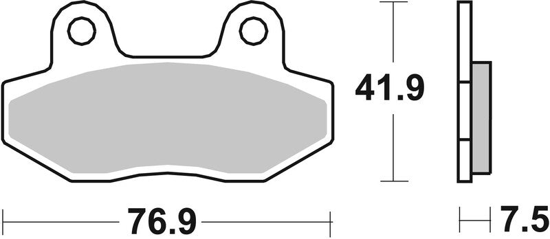 Brembo Street Sintered Metal Brake pads - 07GR12SP