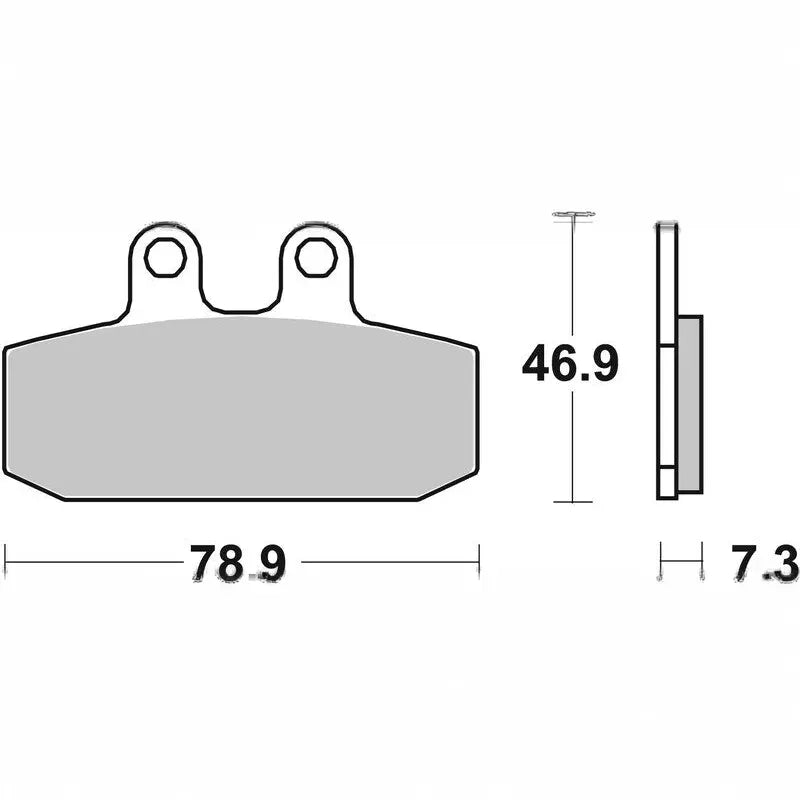 Brembo Street Carbon Ceramic Brake pads - 07GR13CC