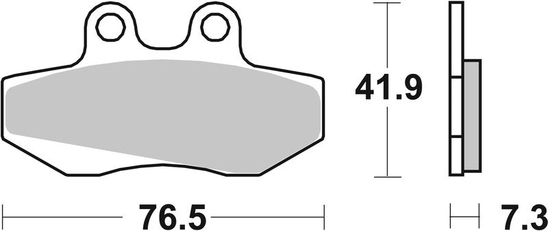 Brembo Street Carbon Ceramic Brake pads - 07GR1406