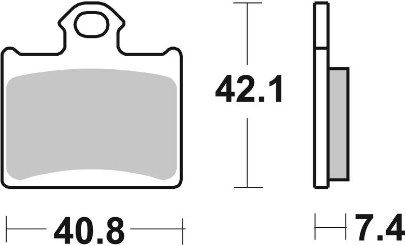 Brembo Off-Road Sintered Metal Brake pads - 07GR16SX