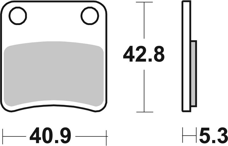 Brembo Street Carbon Ceramic Brake pads - 07GR19CC