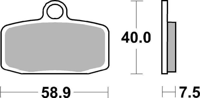 Brembo Off-Road Sintered Metal Brake Pads - 07GR20SD