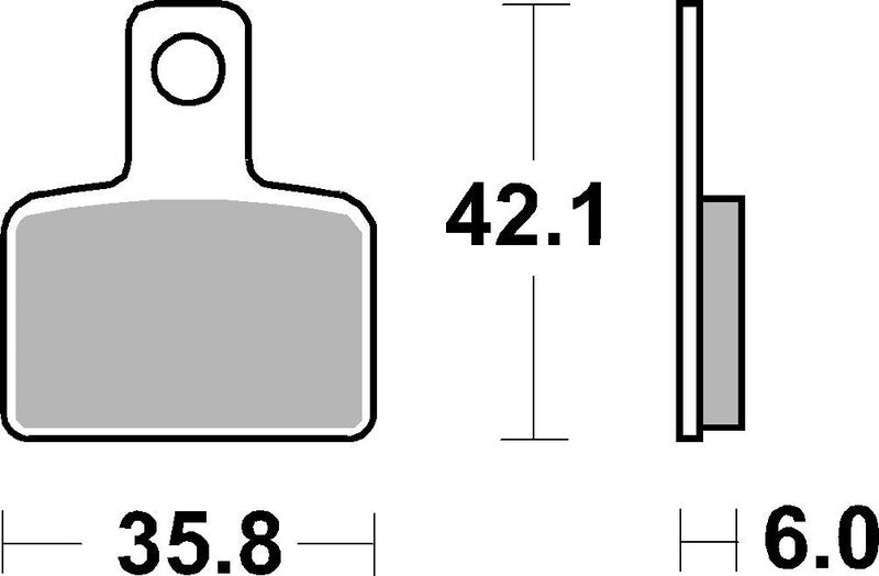 Brembo Street Carbon Ceramic Brake pads - 07GR23CC