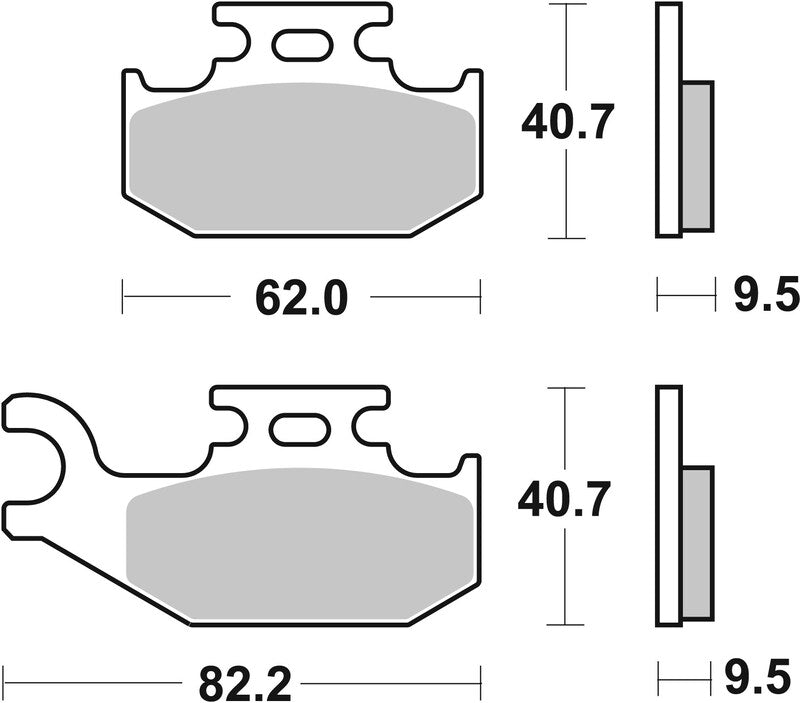 Brembo Off-Road Sintered Metal Brake pads - 07GR50SD