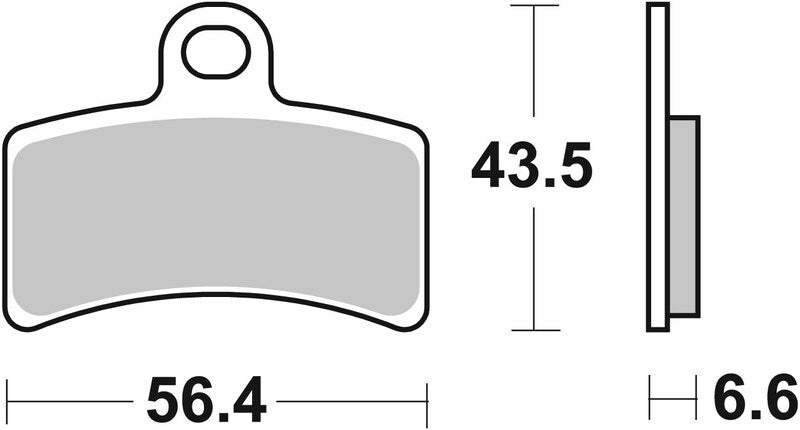 Brembo Street Carbon Ceramic Brake pads - 07GR5105