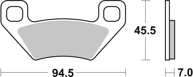 Brembo Off-Road Sintered Metal Brake pads - 07GR53SD