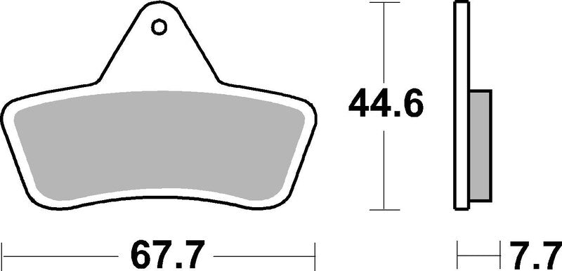 Brembo Off-Road Sintered Metal Brake pads - 07GR54SD