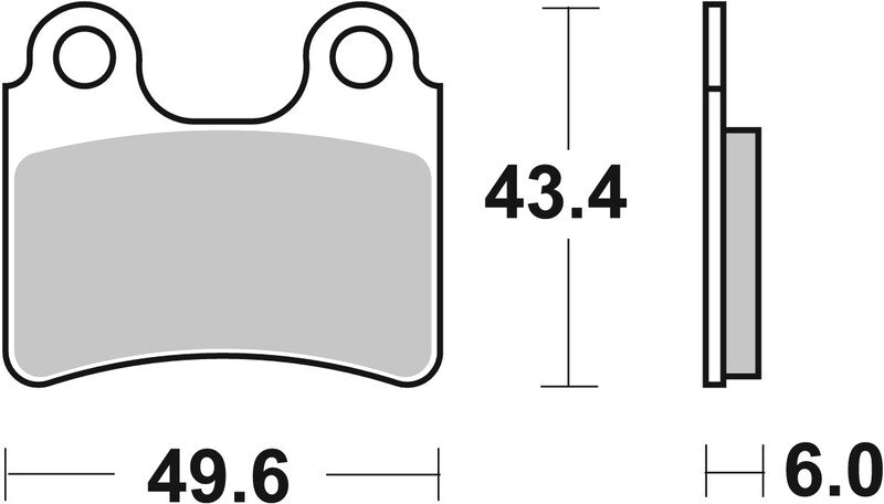 Brembo Street Carbon Ceramic Brake pads - 07GR5804