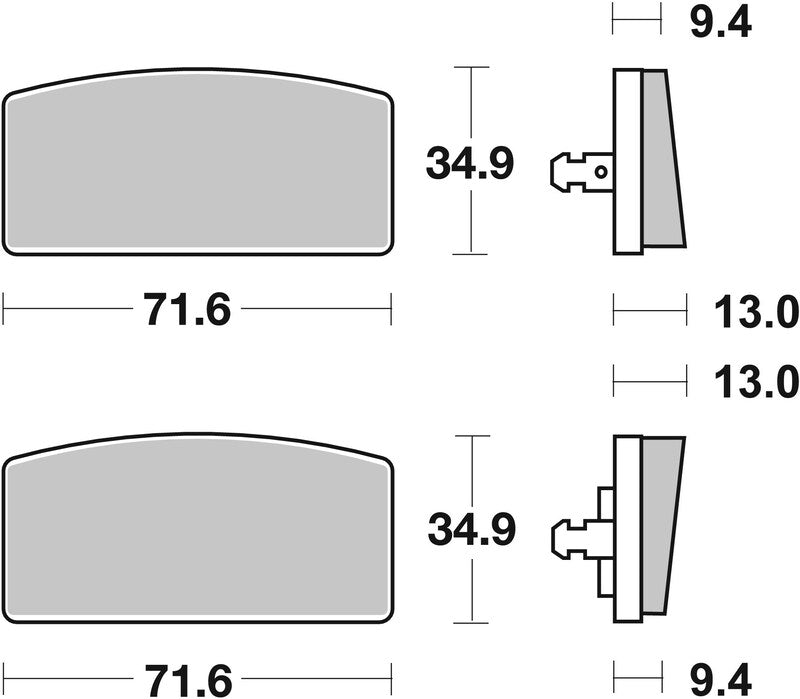 Brembo Street Carbon Ceramic Brake pads - 07GR5915