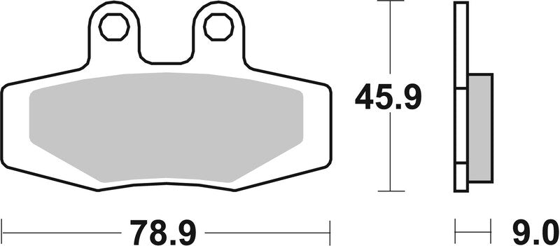 Brembo Street Carbon Ceramic Brake pads - 07GR6407