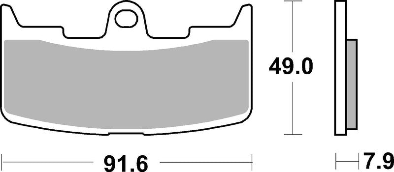 Brembo Street Sintered Metal Brake pads - 07GR68SA