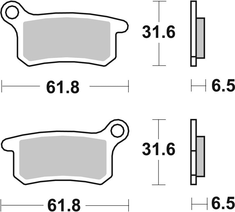 Brembo Off-Road Sintered Metal Brake pads - 07GR69SD