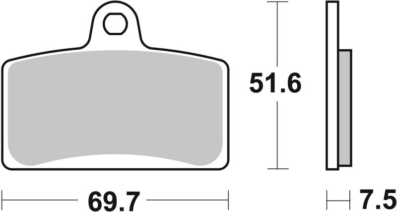 Brembo Street Sintered Metal Brake pads - 07GR72SA