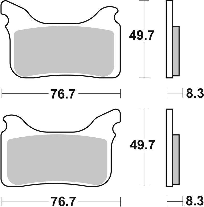 Brembo Off-Road Sintered Metal Brake pads - 07GR75SX