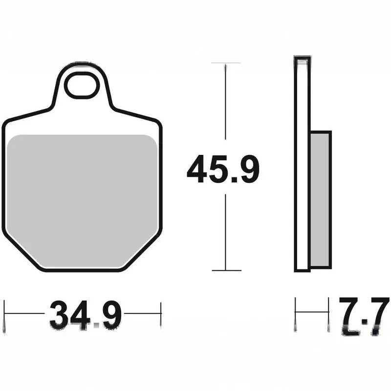 Brembo Competition Carbon Ceramic Brake pads - 07GR76RC