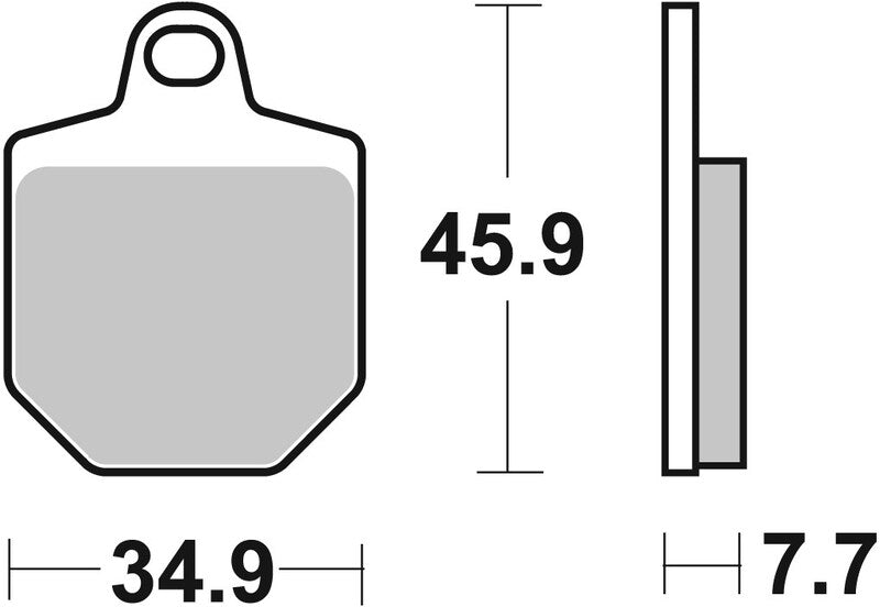 Brembo Off-Road Sintered Metal Brake pads - 07GR76SX
