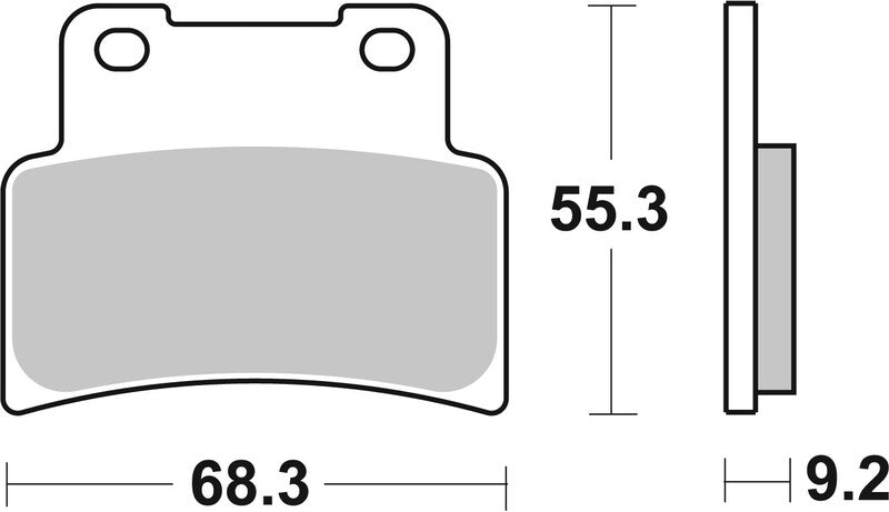 Brembo Street Sintered Metal Brake pads - 07GR77SA