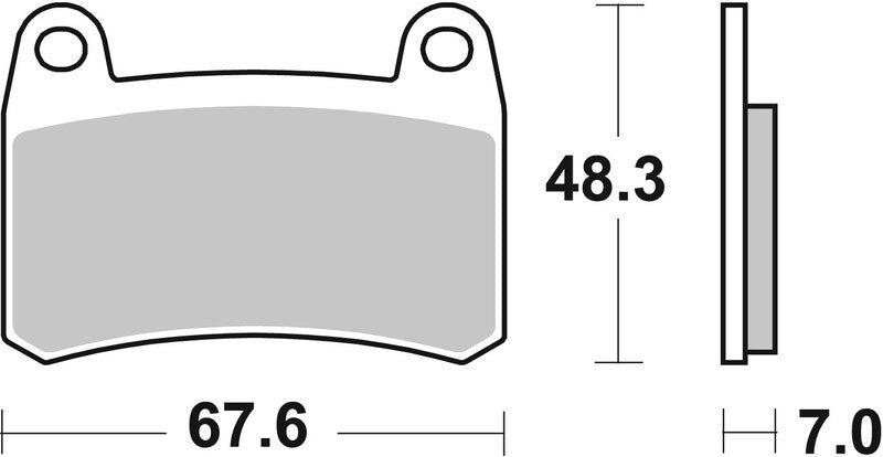 Brembo Street Sintered Metal Brake pads - 07GR83SA