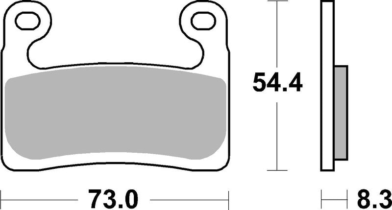 Brembo Street Sintered Metal Brake pads - 07GR90SA