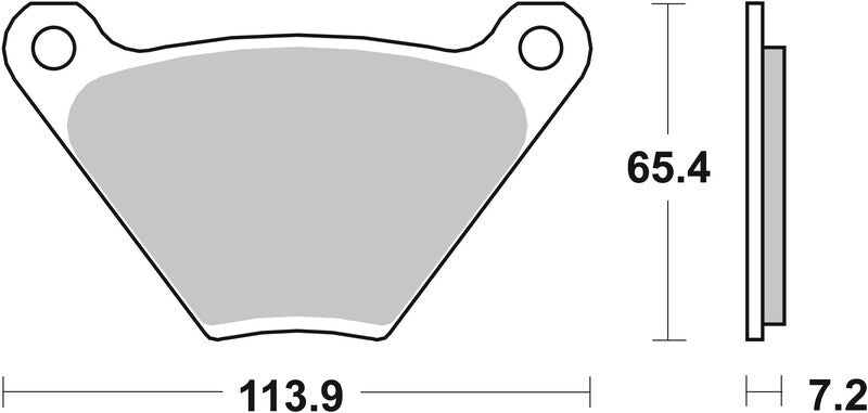 Brembo Street Carbon Ceramic Brake pads - 07HD0105
