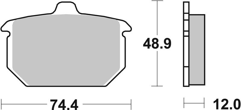 Brembo Street Carbon Ceramic Brake pads - 07HD0413