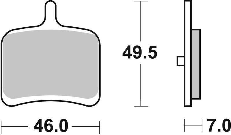 Brembo Street Sintered Metal Brake pads - 07HD08SP