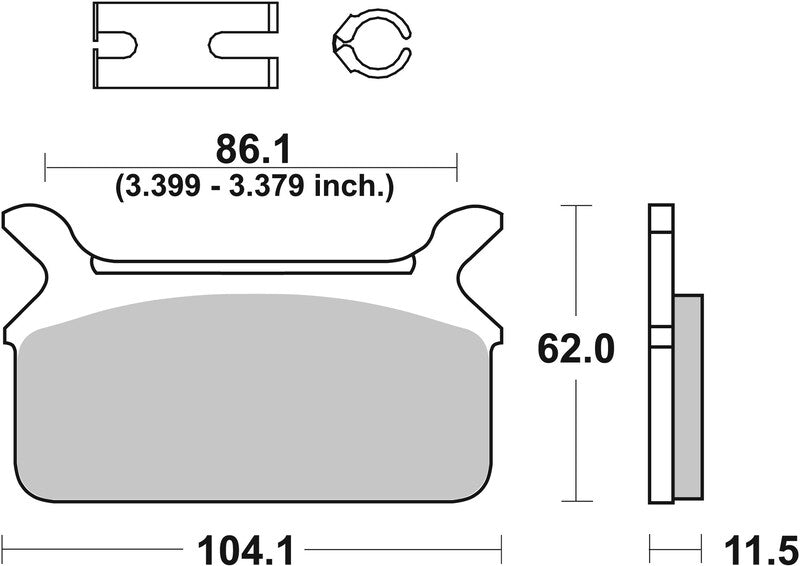 Brembo Street Carbon Ceramic Brake pads - 07HD0910